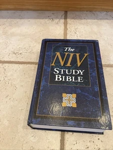 NIV STUDY BIBLE LARGE PRINT HARD BACK 1984 OOP - Foto 1 di 13