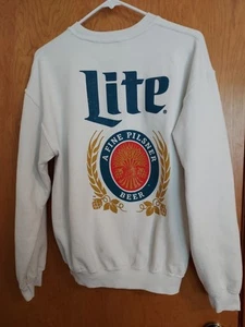 Vintage Miller Lite (hinten abgebildet) Sweatshirt Größe M ? GUC einige kleinere Flecken - Bild 1 von 16