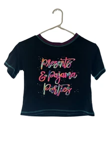 More Than Magic Girls Short Sleeve Pajama Top 'Presents & Pajama Parties M,L,XL - Picture 1 of 1
