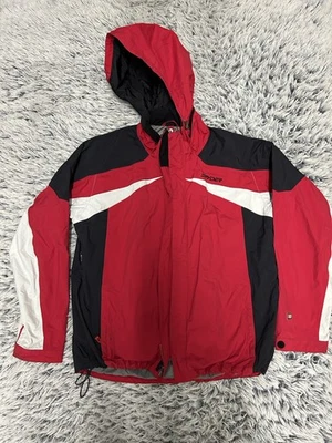 Abrigo Spyder Para Hombres XL Rojo Esquí Snowboard Chaqueta con Capucha Exterior Invierno Foto 1 de 4