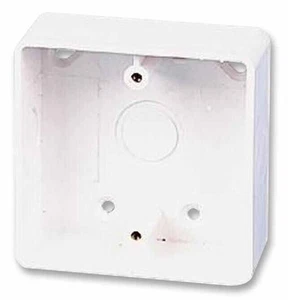 PRO POWER Boîte de raccordement ronde en saillie 1-Gang blanche 32 mm - Afbeelding 1 van 1