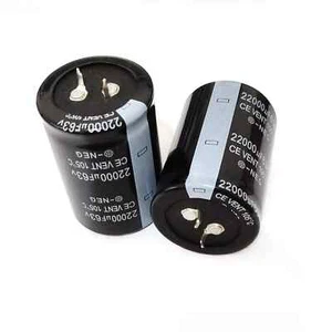 2pcs 63v 22000uf  Aluminum Electrolytic Capacitor 35x50mm - Picture 1 of 5