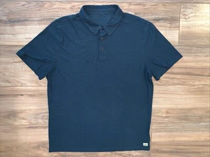 Vuori Polo Shirt, Men's Medium, Blue - Picture 1 of 8