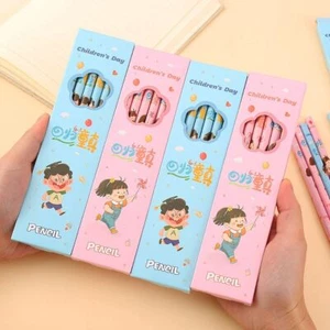 6Pcs Stationery Writing Pencil Kid Gift Painting Pencil Sketch Pencil School - Picture 1 of 13