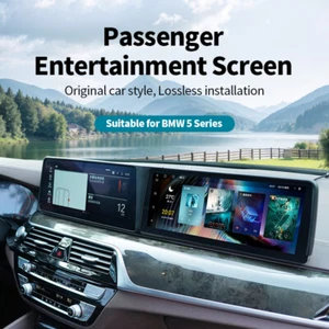 Car Radio Android Co-pilot Entertainment Carplay Screen For BMW 5 Series 2018-23 - Picture 1 of 18