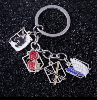 NEIPO 🍀 Attack on Titan Schlüsselanhänger Keychain Anime Wings Of Freedom Manga trend