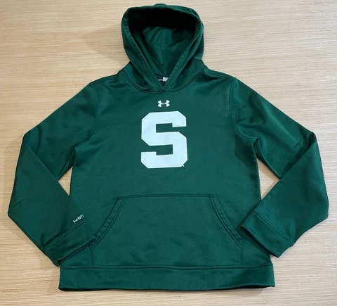 Boys Under Armour Michigan State Spartans Hoodie Sweatshirt Size Youth Large Cover
