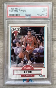 1990 Fleer - Scottie Pippen #30 PSA9 - Bild 1 von 2