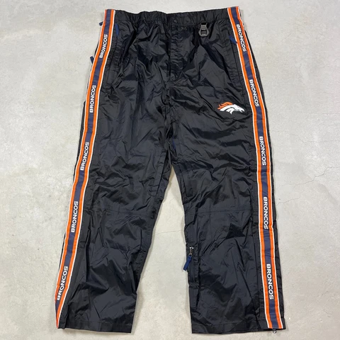 Denver Broncos NFL Apperal Rain Windbreaker Pants Warm-Up Men's 2XL Cover