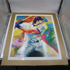 Mike Piazza/LeRoy Nieman Matted/Signed Artwork Print Autograph JSA ZJ16808 - Picture 1 of 7