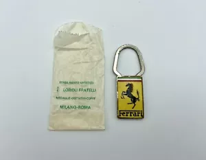 FERRARI A.E LORIOLI KEYCHAIN | KEYFOB | SCHLUSSELANHÄNGER | PORTACHIAVI | 1970’s - Picture 1 of 4