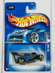 Fiat 500C 2003 #219 azul Hot Wheels - Imagen 1 de 5