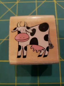 BESSIE the cow by Rubber Stampede.Tags Farm Animals Cow Pets, Combine ship B8 - Picture 1 of 6