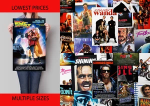 Fully Laminated Classic Movie Film 80's Posters Prints Wall Art A1 A2 A5 - Picture 1 of 86