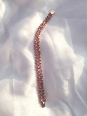 Pulsera Rubí Oro Rosa 14k Foto 1 de 4