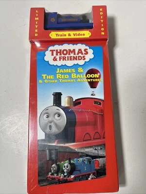 Thomas &Friends Limited Edit Train and Video VHS James & Red Balloon Sir Handel - Image 1 of 4