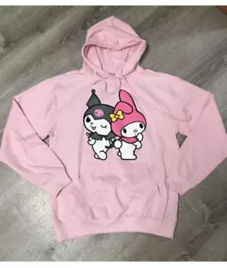 NWOT Sanrio Kuromi My Melody Sanrio Pink Hoodie Hoody XL NEW - Picture 1 of 4