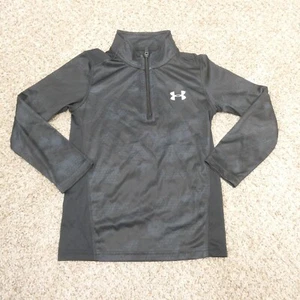 UNDER ARMOUR GIRL'S Jacket Size 6 1/4 Zip Track Jacket Running Athletic Outdoors - Picture 1 of 9