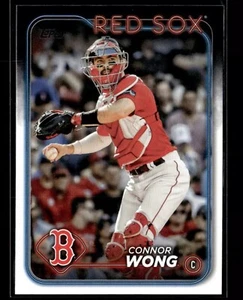 Lote de 5 tarjetas 2024 Topps Serie 1 Connor Wong Boston Red Sox #104 - Imagen 1 de 2