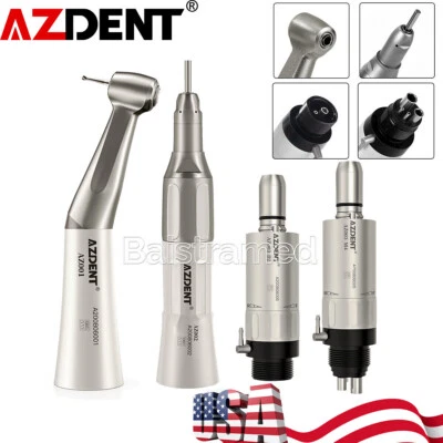 Pieza de mano dental de baja velocidad AZDENT recta/contra ángulo/motor de aire 2 orificios/4 orificios Foto 1 de 4