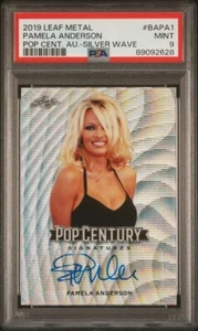 Pamela Anderson Leaf Metal Pop Century Silver Wave Pop 2/none higher PSA 9 - Picture 1 of 2