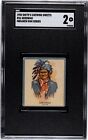 1950 Smith’s Chewing Sweets #26 GERONIMO SGC 2 Apache Indian Chief
