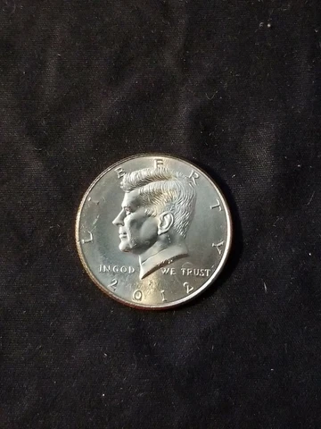 2012 P President Kennedy Half Dollar Fifty Cent Coin Money U.S. Mint Roll Coins Cover
