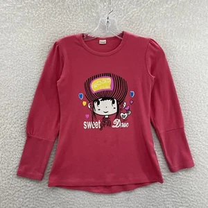 Y2K Vintage Japanese Top Shirt XS Small Cartoon Cute Kawaii Harajuku Kidcore - Picture 1 of 10