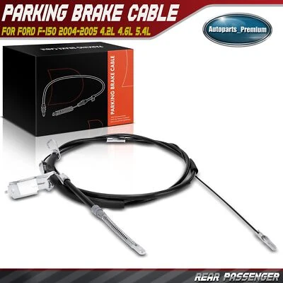 Rear Passenger Side Parking Brake Cable for Ford F-150 2004-2005 4.2L 4.6L 5.4L - Image 1 of 4