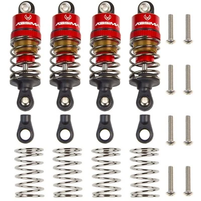 Aluminium Oil Shock Absorber Damper Set 55mm Für Tamiya TT-01/TT-02 Chassis - Bild 1 von 4