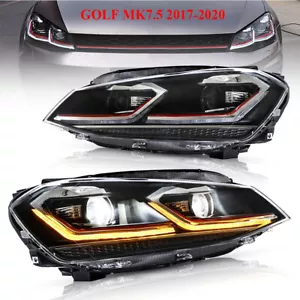 Paar Scheinwerfer Red Line Paar LED Für Volkswagen VW GOLF MK7.5 2017-2020 - Bild 1 von 16