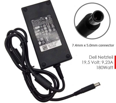 Original Dell 180W 19.5V 9.23A 7.4X5.0Mm Adapter Ladegerät Netzteil 047Rw6 N125 - Image 1 of 4
