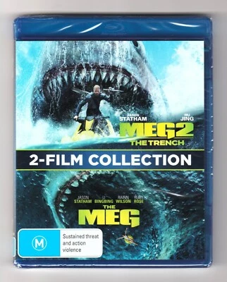 The Meg / Meg 2: The Trench Blu-ray 2-Film Collection 2-Disc Brand New & Sealed - image 1 of 2