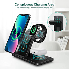 3 in 1 Wireless Charger Stand Pad for smart phone 14 13 12 11 X Max Foldable Fas
