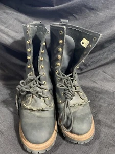AdTec Fireman Logger Leather Work Boots 1964 Men’s Size 7 - Picture 1 of 14