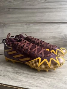 Adidas Men’s Freak 22 Burgundy/Yellow Washington Football Cleats Size 12 HP8771 - Picture 1 of 12