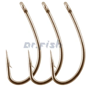 100 piezas Nyphm gancho para atar moscas barra caña curva pesca camarones caddis scud emerger - Imagen 1 de 9