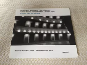 Makarski & Larcher : Lob für einen Schatten - Berio, Carter, Dallapiccola - CD ECM - Bild 1 von 2