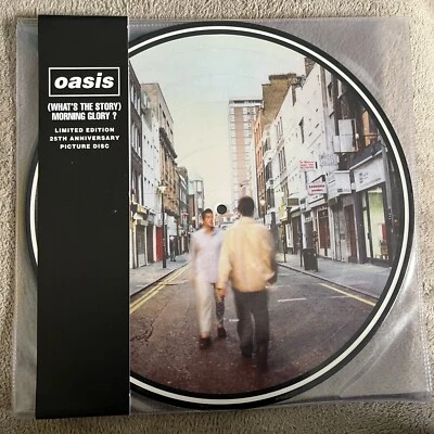 OASIS "(WHAT'S THE STORY) MORNING GLORY?" 25th ANNIV PICTURE DISC LP NEW / NEUF - Photo 1/4