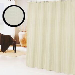 Ivory Taipan Snake Skin Pattern Jacquard Shower Curtain