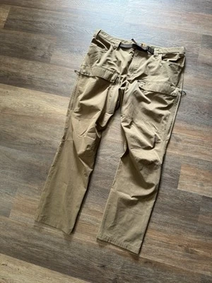 First Lite Trace Pants Men’s Brown Tan Color Size 42x33 Lightweight Breathable - Image 1 of 4