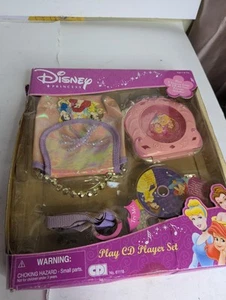Vtg 2004 Disney Princess Play CD Player CD's Belle Cinderella Snow White - Picture 1 of 11
