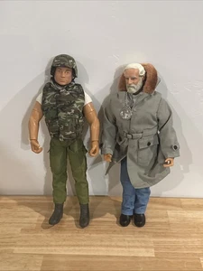 Vtg Lot Of 2 GI Joe Action Figures 12" Hasbro  - Picture 1 of 5