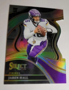 2023 Panini Select Jaren Hall RC Vikings Club Level Prizm Die-Cut NFL Card #261 - Foto 1 di 4