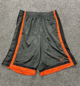 Pantalones Cortos Nike Para Hombre Grandes Naranja Gris Dri-FIT Rendimiento Atlético Baloncesto Gimnasio - Imagen 1 de 12