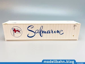 Weißer 40ft Kühlcontainer "SAFMARINE" in 1:87 (H0) - Picture 1 of 5