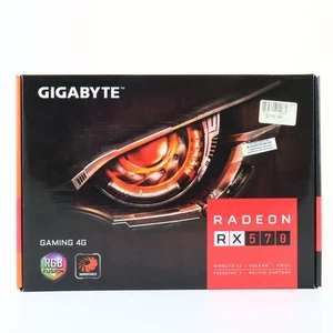 GIGABYTE Radeon RX 570 4GB Graphics Card (GV-RX570GAMING-4GD)- NEW - Picture 1 of 8