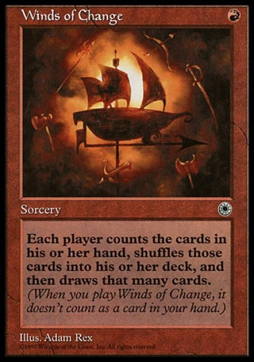 Winds of Change - Medium Play MTG Portal - Image 1 of 1