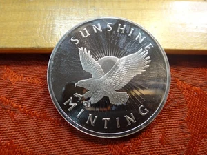 Sunshine Minting Eagle 1 Oz .999 Silver Round Lot 10-2 - No Reserve - Picture 1 of 3