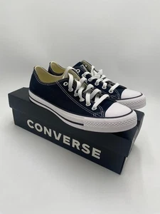Converse Chuck Taylor All Star Low Top Sneaker Men's 8 Women's 10 Black - Picture 1 of 9